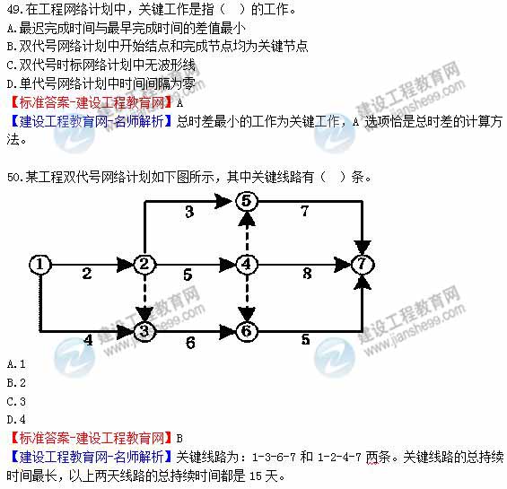 2012年造價工程師《理論與法規(guī)》試題及詳細答案解析（5）