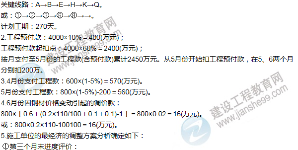 2012年一級(jí)建造師公路工程試題及答案(案例五)