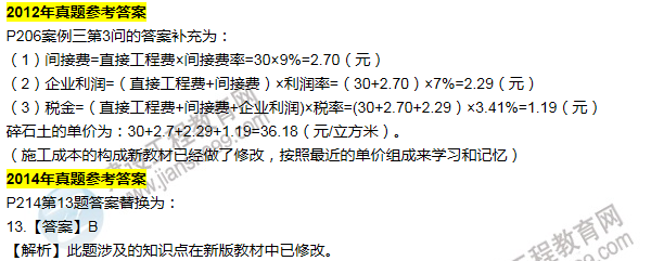 2016一建水利《歷年詳解與專家預(yù)測(cè)試卷》勘誤