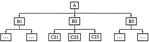 二級(jí)建造師施工管理必備圖表-線性組織結(jié)構(gòu).png