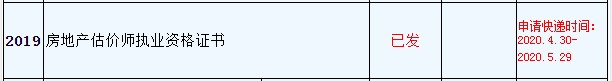 房地產(chǎn)估價(jià)師證書領(lǐng)取