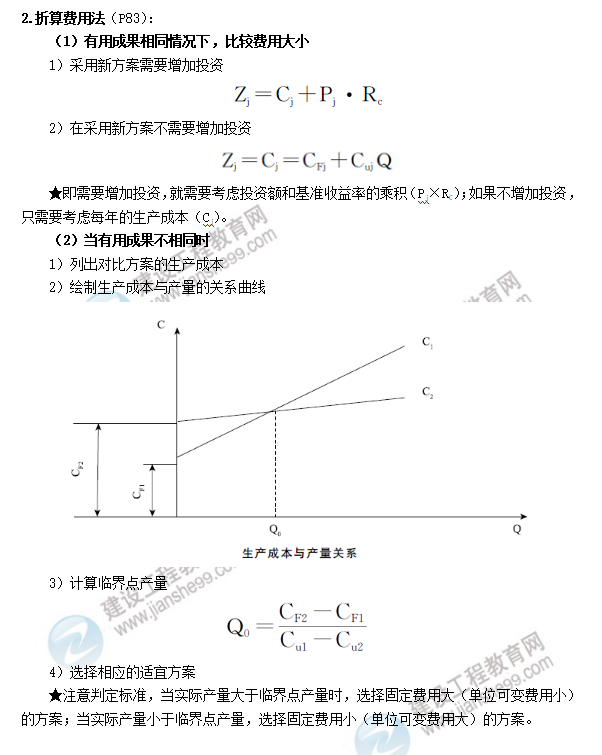 一建經(jīng)濟(jì)公式1